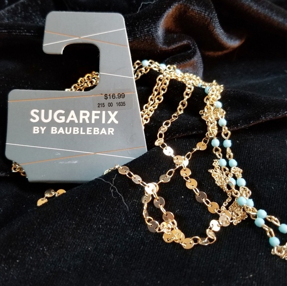SugarFix by BaubleBar Tiered Necklace NWT - Picture 4 of 6